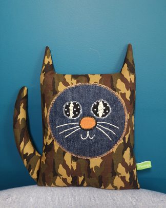 Camouflage Cat Cushion